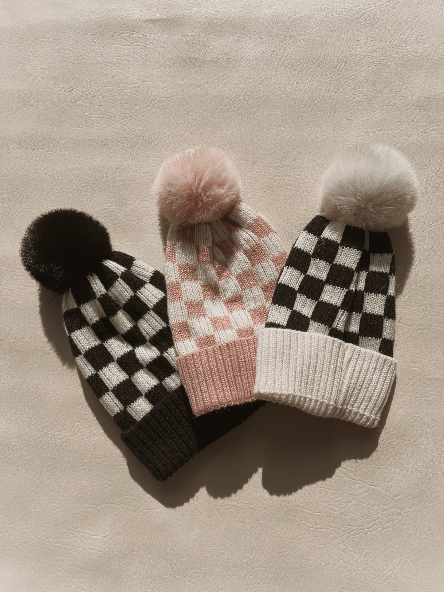 Checkered Warm Beanie